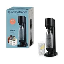 Máquina para Gaseificar Soda Stream Gaia Cor Preta