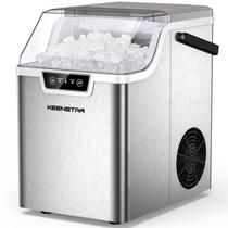 Máquina para Hacer Hielo Nugget KEENSTAR de Encimera 18 kg Hielo Suave y Masticable