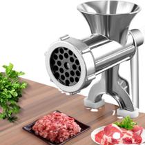 Maquina para Moer Carne Funil Linguiça Manual Portátil Moer Tempero Profissional a Manivela Aço Ino Maquina para Moer Carne Funil Linguiça Manual Portátil Moer Tempero Profissional a Manivela Aço Ino