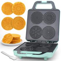 Máquina para Pizzelle Baker's Friend Eléctrica de 9 cm para 4 Galletas Aqua Máquina para Pizzelle Baker's Friend Eléctrica de 9 cm para 4 Galletas Aqua