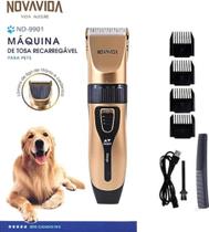Maquina Para Tosa Pet Recarregável Cães Gatos Pet Sem Fio GN-289