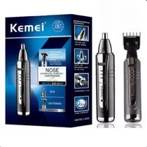 Máquina Pelo Nariz Barba Aparador Kemei-6511 Compacto Recarregável Portátil Design Elegante Alta Precisão Preto Máquina Pelo Nariz Barba Aparador Kemei-6511 Compacto Recarregável Portátil Design Elegante Alta Precisão Preto