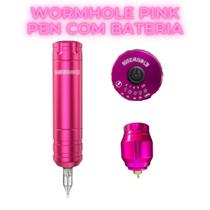 Máquina Pen Profissional Tattoo Rosa Wormhole Tatuagem - Ez