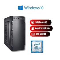 Máquina Poderosa Pc Intel I5, 8Gb Ram E Ssd 240Gb