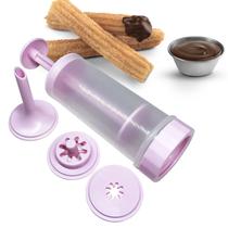 Maquina Portátil Pratico de fazer Churros Fácil Caseiro Manual - DECORUTIL