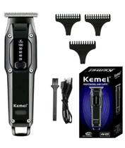 Maquina Profissional 100% Original Kemei km-659 Barbeador Recarregavel Cabelo Barba Sem Fio