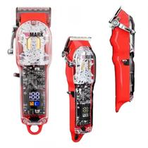 Maquina Profissional Barbeiro Cortar Cabelo WMark NG-409