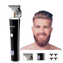 Maquina Profissional de Barbear e Cortar Cabelo, Lâmina de Precisão-T Confortcut com Display LCD - NovaVida