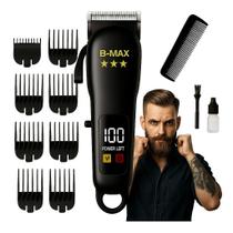 Maquina Profissional de Cortar Cabelo com Display Led Bivolt