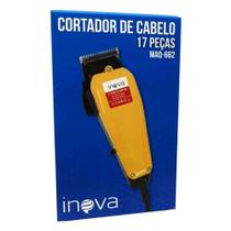 Maquina Profissional De Cortar Cabelo iNOVA Amarela - 110v