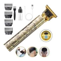 Máquina Profissional Dragão Acabamento Sem Fio Cabelo régua