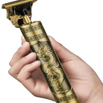 Máquina Profissional Dragão Acabamento Sem Fio Cabelo régua