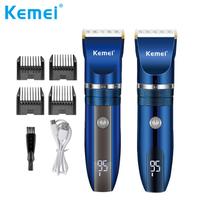 Máquina Profissional Sem Fio Salão Barbearia Km-1086 Máquina Profissional Sem Fio Salão Barbearia Km-1086