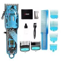 Maquina Profissional Wmark Ng-408 Premium Azul Blade Maquina Profissional Wmark Ng-408 Premium Azul Blade