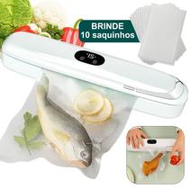 Maquina Seladora A Vácuo Bivolt Timmer Digital Com 10 Sacos Extra Tamanho Compacto Top