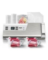 Máquina Seladora a Vácuo Mesliese 95kPa 140W Selagem Dupla Máquina Seladora a Vácuo Mesliese 95kPa 140W Selagem Dupla