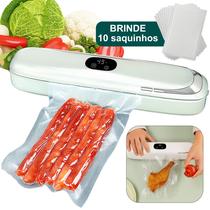 Máquina Seladora De Embalagens A Vácuo Doméstica Para Alimentos Em Geral Linha Premium