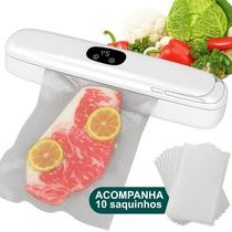 Máquina Seladora De Embalagens A Vácuo Doméstica Para Alimentos Em Geral Linha Premium