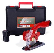 Maquina sem fio para cortar tecidos de 4 polegadas e disco octogonal bivolt marca sun special