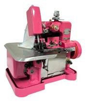 Máquina Semi Industrial De Costura Overlock 150w Rosa C/ Acessórios - Importway