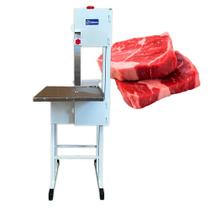 Máquina Serra Fita Carne Ossos Moedor Industrial com Pé Máquina Serra Fita Carne Ossos Moedor Industrial com Pé