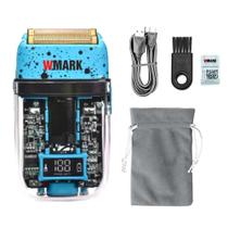 Maquina Shaver Wmark Ng 988 Azul Barbeador Finalização