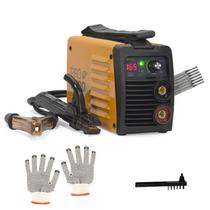Máquina solda inversora 165a Bivolt Pró Euro + Acessórios