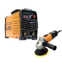 Máquina Solda Inversora GP 155a 110v + Esmerilhadeira 720W 110v