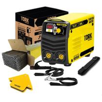 Maquina Solda Inversora KAB150 Micro Ie-6150 Super Tork + Esquadro + Eletrodo