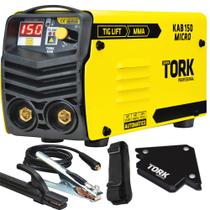 Máquina Solda Inversora Kab150 Micro MMA TIG LIFT Eletrodo + Esquadro