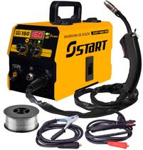 Máquina Solda Inversora Mig 160a Sem Gás 3 Em 1 Tig Lift Eletrodo Easymig Start 220v 50Hz/60hz Máquina Solda Inversora Mig 160a Sem Gás 3 Em 1 Tig Lift Eletrodo Easymig Start 220v 50Hz/60hz