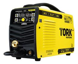 Maquina Solda Inversora Mig Gás Flex 160a Tork 5kg Amarelo 127/220v