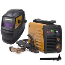 Máquina Solda Inversora Portátil 165a Bivolt com Máscara Reg Automática PCR 911 Pró Euro Máquina Solda Inversora Portátil 165a Bivolt com Máscara Reg Automática PCR 911 Pró Euro