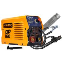 Máquina Solda Inversora Portátil GP 160A 220v mais 250G Eletrodo 6013 3,25mm Pró Euro Máquina Solda Inversora Portátil GP 160A 220v mais 250G Eletrodo 6013 3,25mm Pró Euro