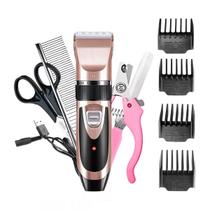 Maquina Tosa Corta Pelo Cachorro Gato Pet Kit Profissional Maquina Tosa Corta Pelo Cachorro Gato Pet Kit Profissional