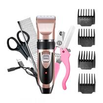 Maquina Tosa Corta Pelo Cachorro Gato Pet Kit Profissional Maquina Tosa Corta Pelo Cachorro Gato Pet Kit Profissional