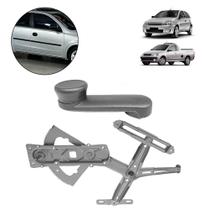 Máquina Vidro Com Manivela Direita Corsa Montana 2002 a 2012 Máquina Vidro Com Manivela Direita Corsa Montana 2002 a 2012