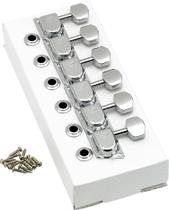 Máquinas de afinação de guitarra Fender 70s F Style Chrome, conjunto de 6