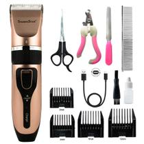 Maquinas De Tosa Cão Kit Cortador Pelo De Animal Pets PROFESSIONAL