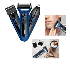 Maquininha Barbeador Elétrico Recarregável 3 em 1 Daling Maquininha Barbeador Elétrico Recarregável 3 em 1 Daling