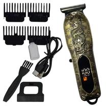 Maquininha Cabelo Barba Profissional Recarregável Homem 5w