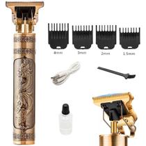 Maquininha Cortador Aparador Barbeador de Cabelo Barba Profissional KV128 Dragão - Inova Maquininha Cortador Aparador Barbeador de Cabelo Barba Profissional KV128 Dragão - Inova