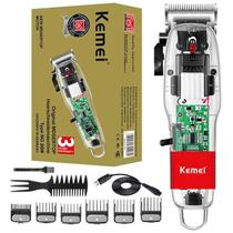 Maquininha Cortador De Cabelo Pezinho Acabamento Barba Bigode Kemei Km-208N 110V/220V