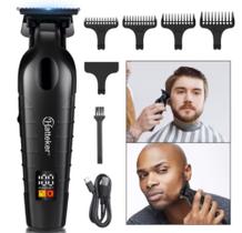 Maquininha Cortar Cabelo E Aparar BarbaProfissional Hair Clipper Km-032 Maquina barbear km-2293