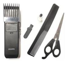 Maquininha Cortar Cabelo Maquina Barba Pezinho Recarregável - Nova Serra Maquininha Cortar Cabelo Maquina Barba Pezinho Recarregável - Nova Serra