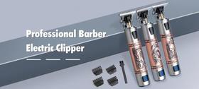 Maquininha De Cabelo E Acabamento Profissional T9 Lcd Dragão