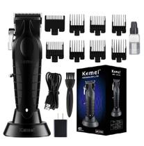 Maquininha De Cortar Cabelo Kemei Km-2296 Profissional