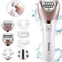 Maquininha Kemei 8001 5x1 Recarregável Feminina Beleza Bivolt