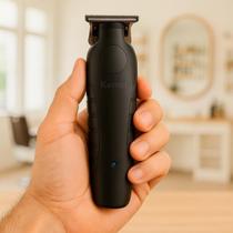 Maquininha Kemei Sem Fio Recarregável Bivolt Maquininha Kemei Sem Fio Recarregável Bivolt