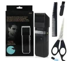 Máquininha Xz389 Barba Cabelo Fer Pézinho Recarregável